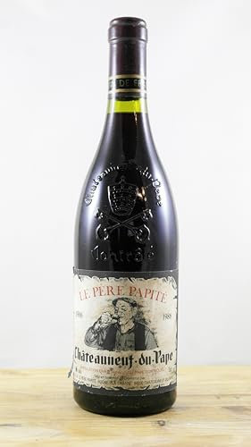 Le Père Papité Châteauneuf-du-pape Bouteille de Vin Millésime 1986