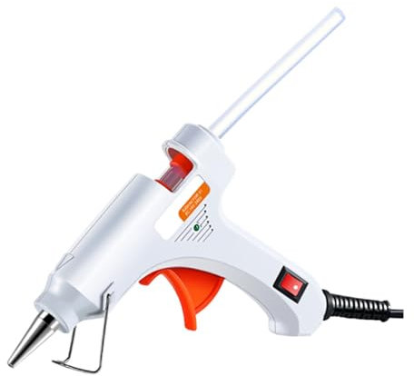 HPHPH Hot Glue Gun, 40w Hot Melt Glue Gun For 7mm Glue Stick Industrial Mini Glue Guns Thermo Electric Heat Handicrafts Diy Tools for DIY Craft Projects and Home Quick Repairs