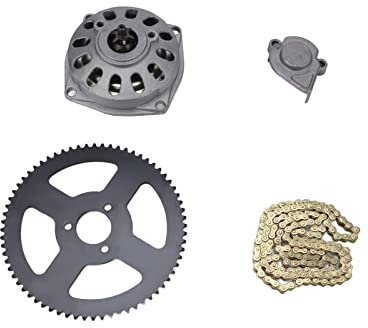 6T -Kupplungs -Drum -Getriebe mit 68T Heckkettenrad und 25h Kette für 2 Takt 49cm Minimoto Bike Quad ATV