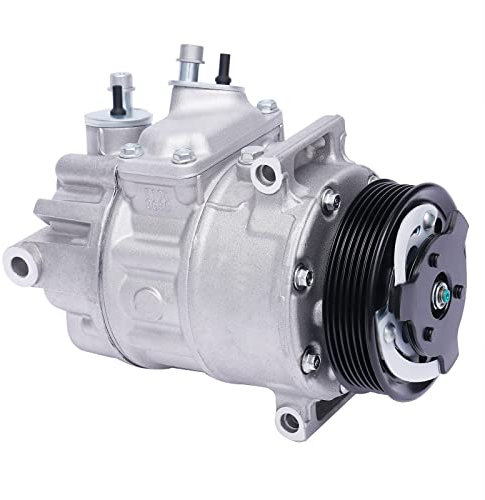 TouSuaRSi Compresor de aire acondicionado A/C compresor para aire acondicionado compresor de aire acondicionado R134a 125 amperios refrigerante para Audi, Seat, Skoda, VW Vag