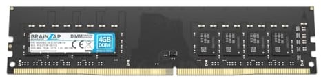 BRAINZAP 4GB DDR4 RAM DIMM PC4-2133P-UB1-10 1Rx8 2133 MHz 1.2V CL15 Computer PC Arbeitsspeicher Unbuffered Non-ECC