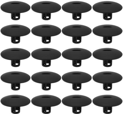 YINETTECH Lot de 20 Clips de Fixation de Tapis Intérieur de Siège 30x12 mm oe 6995X9 Compatible avec Peugeot