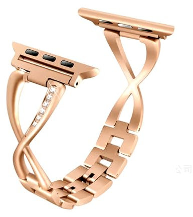 RXXR Bling Bracelet Compatible avec Bracelets Apple Watch 38mm 40mm 41mm 42mm(Series 10) Bracelet de montre pour iWatch Series 10 9 8 7 6 5 4 3 2 1 SE2 SE Ultra Ultra2