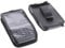 foto-kontor Mobile phone pouch compatible with Doro 1370 with window and belt clip Protective cover black