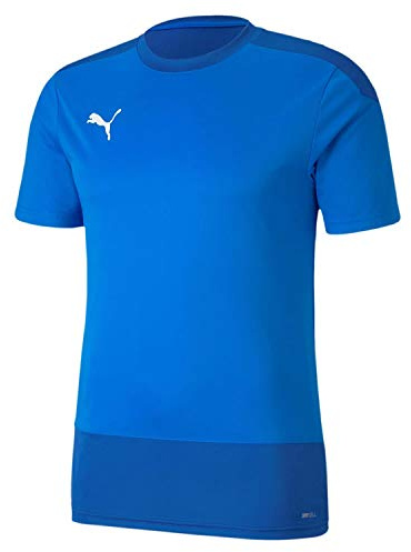 PUMA Men's teamGOAL 23 Training Jersey T-Shirt, Electric Blue Lemonade-Team Power Blue, Small