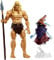 Masters of the Universe GYY41 - MOTU Masterverse Revelation Savage He-Man Deluxe Actionfigur mit 30+ beweglichen Gelenken, 3 Waffen, Gurtzeug & Orko Figur mit 'schwebendem' Sockel, ab 6 Jahren