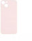 fonefunshop Compatible avec iPhone 13 Mini - Arrière en verre uni - Rose
