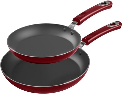 KICHLY Large Nonstick Induction Frying pan - Multipurpose All cooktop Pan for Home Kitchen or Restaurant, Scratch Resistant, Bakelite Handles (28cm, 11 inch, Black, 1 Piece)