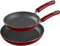 KICHLY Large Nonstick Induction Frying pan - Multipurpose All cooktop Pan for Home Kitchen or Restaurant, Scratch Resistant, Bakelite Handles (28cm, 11 inch, Black, 1 Piece)
