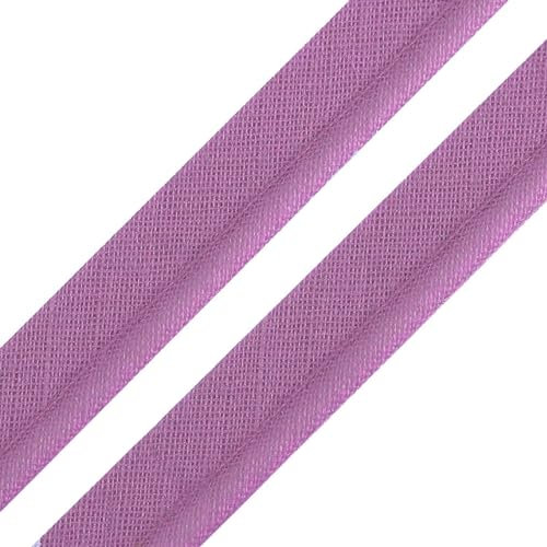 5m Paspelband Stoffband Nähkante Paspelschnur zum Nähen 10mm breit Farbwahl, Größe:10mm, Farbe:violett