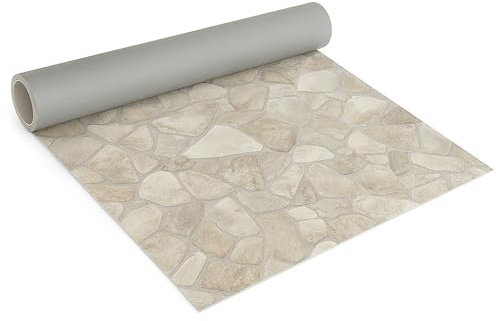 Internethandel Pfordt CV Bodenbelag Marlow Stein Optik 650x200 cm | PVC Boden in Steinoptik für Wohnzimmer, Schlafzimmer, Flur und Küche, 1,5 mm Gesamtdicke und Nutzungsklasse 21
