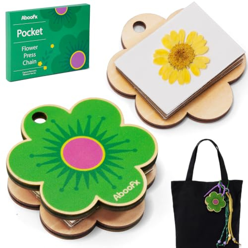 Aboofx Mini blompress-set för små blommor torkning