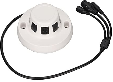 Cryfokt Cámara Detectora de Humo, Mini Cámara de Vigilancia 1080P 2MP con Acceso Remoto a Internet y Señal WiFi, para Seguridad de Fábrica en el Almacén del Hogar