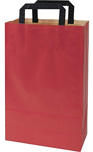 NORDWEST Handel AG Papiertragetaschen Topcraft 1FTTC005022 klein rot 50 St./Pack