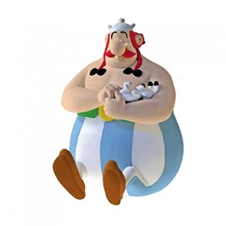 Plastoy Asterix Salvadanaio Obelix E Dogmatix Merchandising Ufficiale