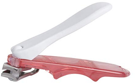 Vitry Coupe-Ongles Transparent Levier Rose