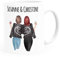 SpecialMe® Tasse beste Freundin personalisierbar, anpassbares Geschenk Freundschaft Best Friends 2 Seiten weiß Keramik-Tasse