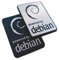 Debian Linux Sticker Set (zwei Embleme) - 35mm x 25mm