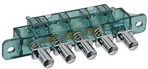 SPARES2GO 5 Push Button Selector Switch Bank Universal Cooker Hood Extractor Vent Fan