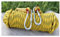 QHY 8MM Rock Climbing Rope Static Rock Climbing Rope All-Purpose Braided Rope With 2 Steel Hooks Escape Rope Ice Climbing Fire Rescue Parachute Rope (Color : Yellow, Size : 60m*8mm)