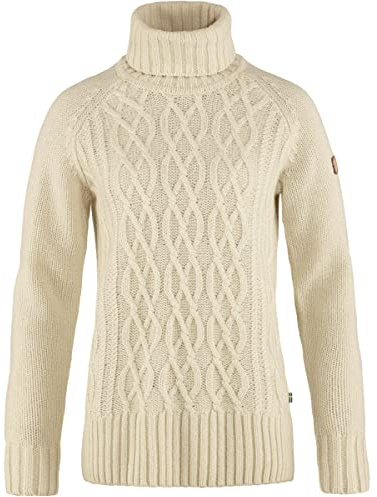 Fjällräven Damen Övik Cable Knit Roller Neck W Sweatshirt