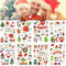 16 Weihnachtsaufkleber, 200+Stück Weihnachtliche Aufkleber Weihnachten Geschenkaufkleber Sticker Etiketten Weihnachtsetiketten, für Umschlag Geschenktüten Papiertüten Weihnachtskarten
