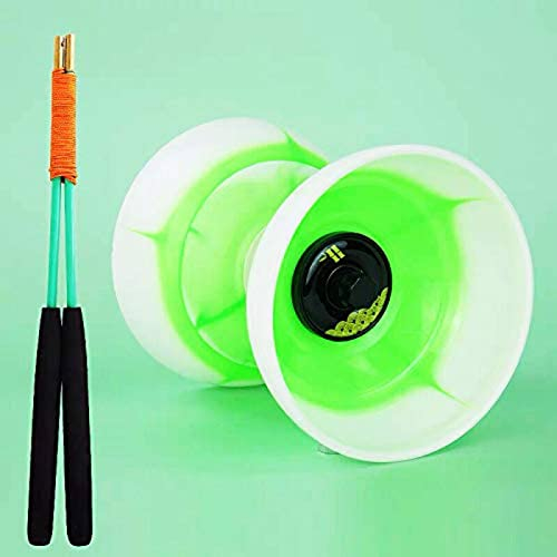 HH-CC Feuer chinesisches Yoyo. Dreifach gelagertes Diabolo-Set,C