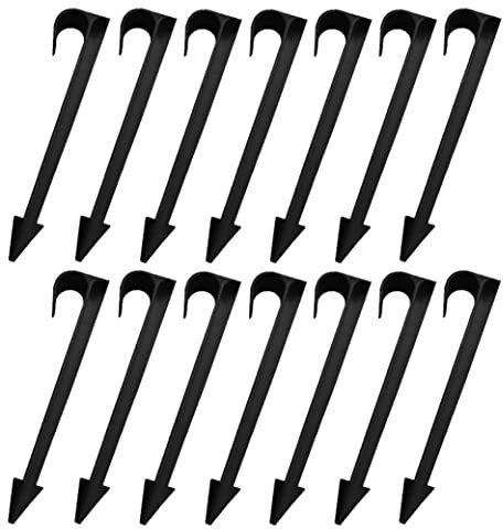 Clavijas de riego por goteo para tubos de 16 mm 50 piezas, estacas de soporte de riego, clavijas de riego por goteo Apuestas de soporte de riego por goteo