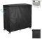 Housse de bar d'extérieur imperméable, 420D robuste en osier avec grille d'aération, coupe-vent, anti-poussière et anti-UV