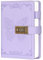 Billtigif Diary with Lock, Journal for Women Girls, Vintage Lock Journal Refillable Personal Locking Notebook Secret Journal with Combination Lock (Light Purple)
