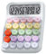 Calculadora, Calculadora Electrónica de Colores, a Prueba de Salpicaduras, Exquisita para la Oficina para el Aula (Blanco)