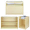MonsterShop A1200 Vitrine, Ahorn, 120 x 90 x 60 cm