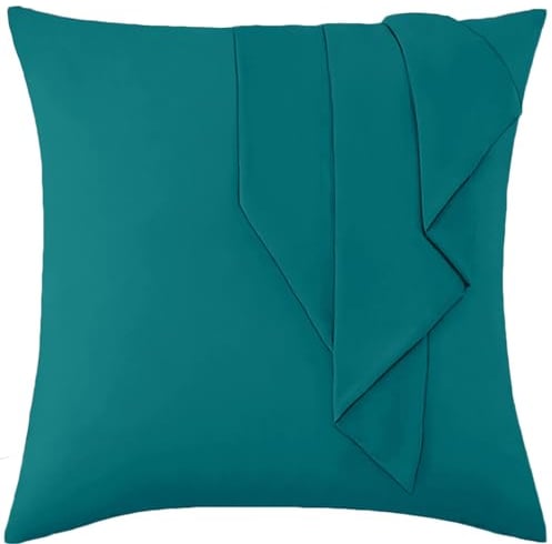 Vielit Sofa Kissenbezug 40x40 Petrol Weich Kopfkissenbezug 40x40 2er Set Mikrofaser Kissenbezüge 40x40 Kissenhülle Für Kissen 40x40cm Öko-Zertifikat Resistent Hypoallergen