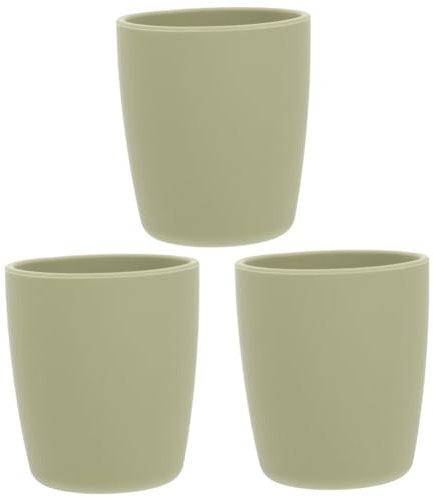 TOYANDONA 3 Pièces Gobelet silicone complément alimentaire tasse d'eau pour bébé tasse d'alimentation pour tout-petits cup timbale bebe boîte à déjeuner verres à eau Coupe