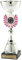 Pokale 3er Serie ET.460 Silber/pink 24 cm