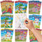 THE TWIDDLERS 72 Mini Malbücher & Aufkleber für Kinder, Jungen & Mädchen - Mitgebsel, Mitbringsel, Gastgeschenke für Kindergeburtstag & Hochzeiten, Partytüten, Multipack Give Aways