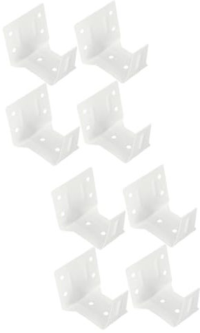 Cabilock 2 Sätze Halterung Für Fensterjalousien Rollohalterungen Rolladenzubehör Kabelloses Fenster Kabellose Mini-jalousien Lametta Vorhang Vorhangstange 10 Fuß Gardinenstange 4 Stück * 2