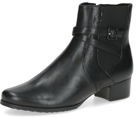 CAPRICE Comfort Damen Stiefeletten mit Schnalle Mehrweite H