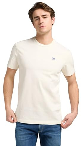 Lee - T Shirt Herren - Relaxed Fit - Ww Tee - Ecru