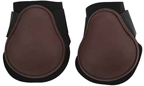 OKOVO 1 Paar Pferdesehnengamaschen-Set, weich, verhindert EIN Verrutschen, einfach zu klebende Streichkappen für Pferdezubehör (XL)
