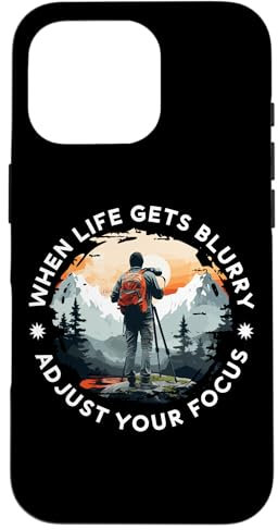 Fotógrafos divertidos Fotografía de Naturaleza Foto-cámara Carcasa para iPhone 16 Pro