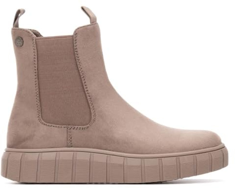 XTI - Freizeitstiefeletten Mädchen Taupe - Bequeme und vielseitige Schuhe - Casual Mode - Modell 15139002 (Größe 36)