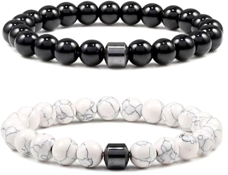IQIC Raucherarmband für Damen und Herren, Anti-Raucher-Armband, Angstarmbänder, lindert Frustration, Reizbarkeit, Schmuck
