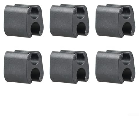 Springwillfly Bicycle Brake and Gear Cable Harness Double Clip Cable Guide Organizer with 6 Nylon Hub Cables for Bike Maintenance Tidy Cable Management System