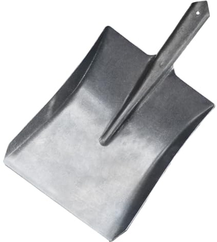 Homoyoyo Pala de Jardinería de Acero Resistente sin Mango Herramienta Cuadrada para Excavar Plantar y Mezclar Tierra para Huertos y Trabajo Manual Exteriores