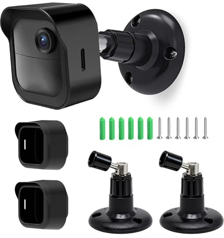 2-Pack Blink Outdoor 4 Mount with Protective Cover Case, 360° Adjustable Camera Wall Mount Bracket, Weatherproof Housing for Blink Outdoor 4 (4th Gen), 3rd Gen & Outdoors 2K+ Cameras