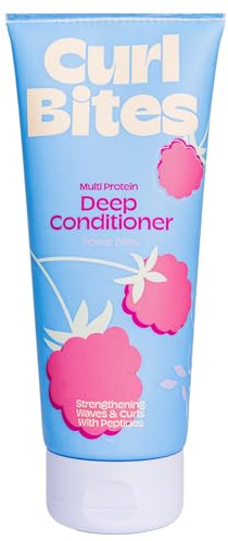 Curl Bites | Multi Protein Deep Conditioner - Tiefenpflegender Deep Conditioner für Locken, Wellen & strapaziertes Haar - Protein-Power Kombination aus 5 hydrolisierten Proteinen - vegan - 200ml