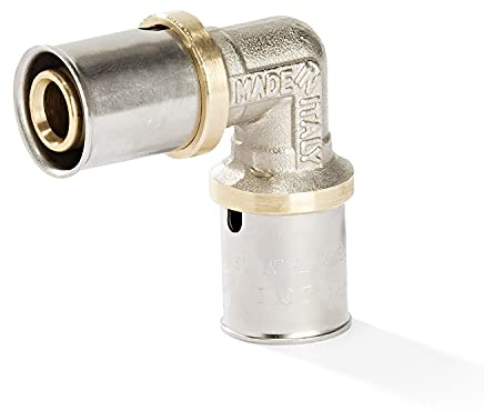H2O-Flex® 20er Pressfitting - Winkel 90° für Verbundrohr 2,0mm Aluverbund Mehrschichtverbundrohr 20 x 2,0mm DVGW Rohr