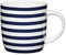 KitchenCraft Cina 425ml tazza a forma di barile, striscia nautica