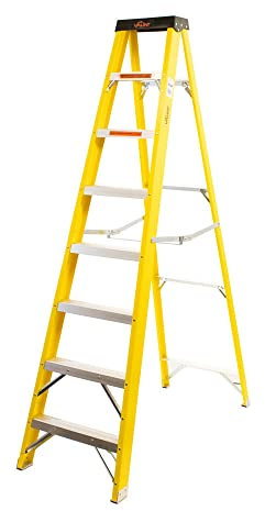 Vaunt 8 Tread Fibreglass Step Ladder - 2.23m